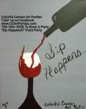 The image for Sip Happens (Pre-Sketched Canvas)